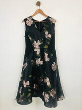 Load image into Gallery viewer, Phase Eight Women's Floral Colour Block A-Line Dress | UK14 | Multicoloured