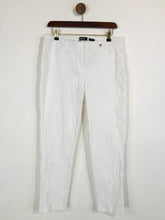 Load image into Gallery viewer, Robell Women's Embroidered Leggings | UK16 | White