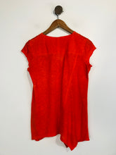 Load image into Gallery viewer, Anthropologie Meadow Rue Women's Knit V-Neck T-Shirt | XS UK6-8 | Red