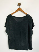 Load image into Gallery viewer, Poetry Women's Linen T-Shirt | UK10 | Grey