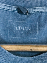 Load image into Gallery viewer, Armani Jeans Men's Graphic Logo T-Shirt | S | Blue
