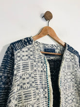 Load image into Gallery viewer, M&S Women's Boho Lulu Kennedy Indigo Blazer Jacket | UK18 | Multicoloured