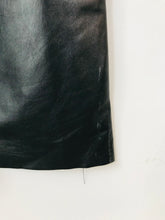 Load image into Gallery viewer, Patsy Seddon for Phase Eight Women's Leather Culottes Trousers | UK12 | Black