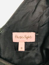 Load image into Gallery viewer, Phase Eight Floral A-Line Dress | UK8 | Black