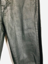 Load image into Gallery viewer, 7 For All Mankind Women's Metallic Skinny Jeans | W28 UK10 | Green