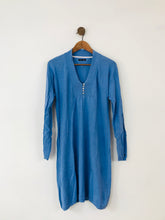 Load image into Gallery viewer, Tommy Hilfiger Long Sleeve Shift Dress | UK10-12 | Blue