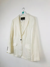 Load image into Gallery viewer, Fenn Wright Manson Womens Linen Blazer | UK18 | Cream