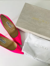 Load image into Gallery viewer, Jimmy Choo Women’s Neon Court Stiletto Heels | UK5.5 EU38.5 | Pink