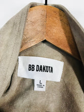 Load image into Gallery viewer, BB Dakota by Steve Madden Women's Suede Cardigan | L UK14 | Beige