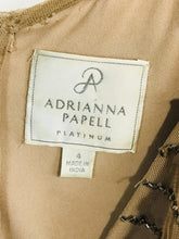 Load image into Gallery viewer, Adrianna Papell Women's Smart Maxi Dress | 4 UK8 | Beige