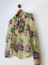 Load image into Gallery viewer, Sister Jane Women's Floral Lace Tie Blouse | M UK10 | Multicolour