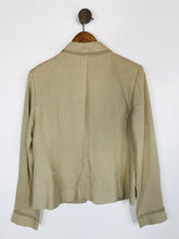 Load image into Gallery viewer, Jigsaw Women's Linen Smart Blazer Jacket | UK12 | Beige
