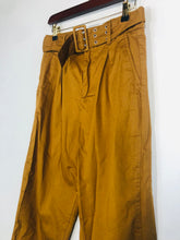 Load image into Gallery viewer, Zara Women's High Waist Casual Trousers | S UK8 | Brown