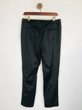 Load image into Gallery viewer, Damsel in a Dress Women's Slim Satin Smart Trousers | UK12 | Black