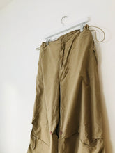 Load image into Gallery viewer, Maharishi Women’s Embroidered Cargo Trousers | XL UK18 | Brown