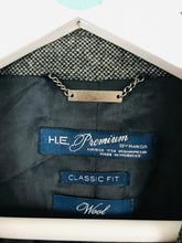 Load image into Gallery viewer, H.E. by Mango Wool Suit Jacket Blazer | UK40 L | Grey