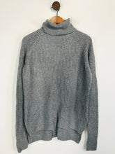 Load image into Gallery viewer, Jigsaw Women's Wool Roll Neck Jumper | S UK8 | Grey