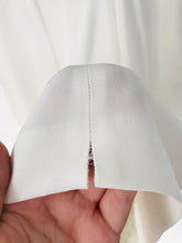 Load image into Gallery viewer, Reiss Women’s Lace Pleated Dress | UK10 | Blue White