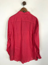 Load image into Gallery viewer, Tommy Hilfiger Men's Linen Long Sleeve Button-Up Shirt | L | Red