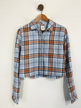 Load image into Gallery viewer, Vans Women's Check Gingham Crop Button-Up Shirt | S UK8 | Multicoloured