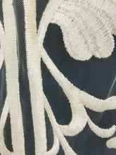 Load image into Gallery viewer, Little Mistress Women’s Embroidered Jumpsuit | UK12 | Navy Blue