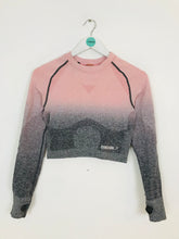 Load image into Gallery viewer, Gymshark Women’s Long Sleeve Gym Crop Top | M | Grey