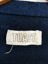 Load image into Gallery viewer, Toast Women's Cashmere Wool Cardigan | L UK14 | Blue