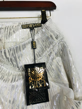 Load image into Gallery viewer, Biba Women's Jacquard A-Line Skirt NWT | UK16 | White