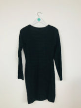 Load image into Gallery viewer, Phase Eight Bodycon Knit Dress | UK8 | Black