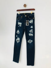 Load image into Gallery viewer, Juicy Couture Women's Distressed High Waisted Skinny Jeans NWT | 25 UK8 | Blue