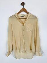 Load image into Gallery viewer, Zara Women's Long Sleeve Blouse | S UK8 | Brown