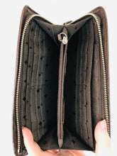 Load image into Gallery viewer, Fossil Women’s Clutch Zip Purse Wallet | Small | Brown