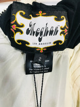 Load image into Gallery viewer, Meghan Women's Embroidered Pleated Midi Dress NWT | US2 UK6 | Beige