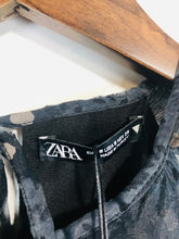 Load image into Gallery viewer, Zara Women's Floral Mini A-Line Dress NWT | S UK8 | Blue