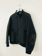 Load image into Gallery viewer, Burberry London Men’s Quilted Bomber Jacket | XL | Black