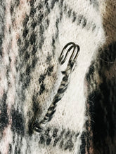 Load image into Gallery viewer, Oui Women's Check Gingham Mohair Cardigan | UK12 | Multicoloured