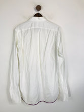 Load image into Gallery viewer, Ozwald Boateng Men's Cotton Smart Button-Up Shirt | 42 | White