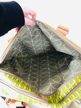 Load image into Gallery viewer, Orla Kiely Women’s Car Print Weekend Holdall Bag | Large | Green Yellow