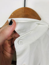 Load image into Gallery viewer, French Connection Women's Lace Long Sleeve Button-Up Shirt | UK6 | White