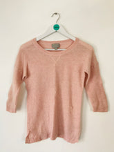 Load image into Gallery viewer, Pure Collection Women’s Cashmere 3/4 Sleeve Jumper | UK14 | Pink
