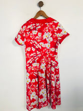 Load image into Gallery viewer, Lindy Bop Women's Cotton Floral A-Line Dress | UK12 | Pink