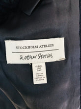 Load image into Gallery viewer, & Other Stories Women’s Wool Blend Oversized Overcoat | EU34 UK6 | Blue