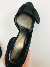 Load image into Gallery viewer, Autograph Women’s Peep Toe Satin Heels | UK4 | Black