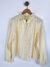 Load image into Gallery viewer, Zara Women's High Neck Button Blouse | M UK10-12 | Yellow