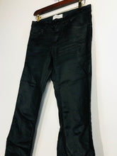 Load image into Gallery viewer, Zara Women's Faux Leather Casual Trousers | EU36 UK8 | Black