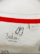 Load image into Gallery viewer, Boden Women's Shoe Print T-Shirt | M UK10-12 | White