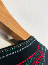 Load image into Gallery viewer, Brora Women's Silk Embroidered Blouse | UK10 | Black