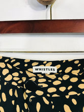 Load image into Gallery viewer, Whistles Women's Polka Dot Wide Leg Smart Trousers | UK14 | Black