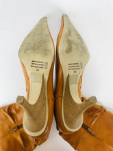 Load image into Gallery viewer, Bronx Women's Floral Heeled Boots | EU36 UK3 | Brown