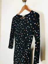 Load image into Gallery viewer, Boden Women's Polka Dot Ruched Midi Dress | UK10 | Blue